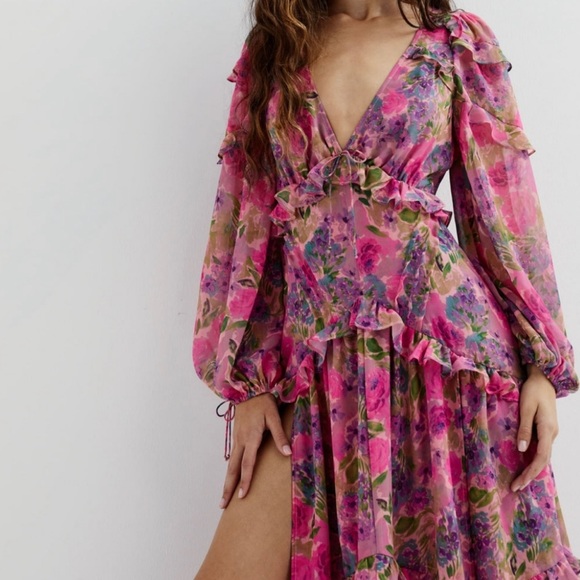 For Love and Lemons Annie Maxi Dress - Picture 3 of 16